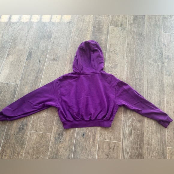 Nike Women’s Cropped Sweatshirt Hoody Pullover Size XS Essentials - Picture 6 of 6